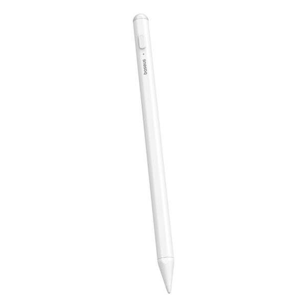 OS-Baseus Smooth Writing 2 Series Stylus Lite with LED Indicators, Moon White (Active version with type-C cable and active pen tip)