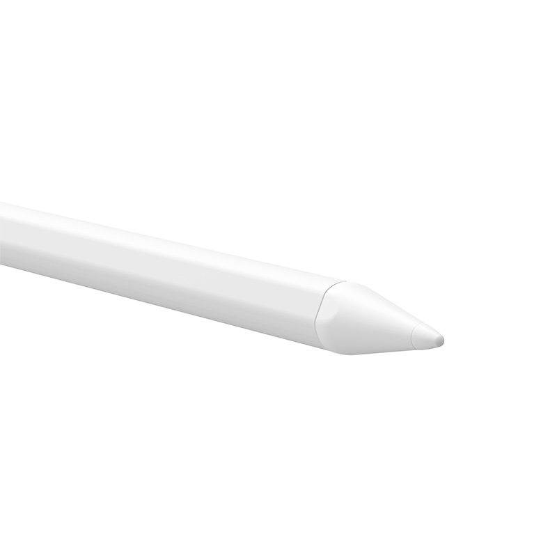 OS-Baseus Smooth Writing 2 Series Stylus Lite with LED Indicators, Moon White (Active version with type-C cable and active pen tip)