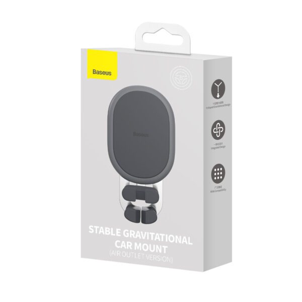 396691_oryg Baseus car holder Stable black gravity air vent