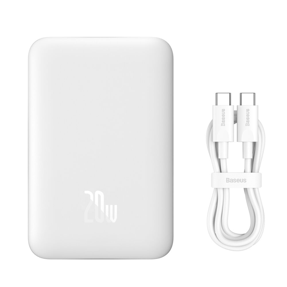 396774_oryg Baseus power bank magnetic Mini 20W 10000mAh white