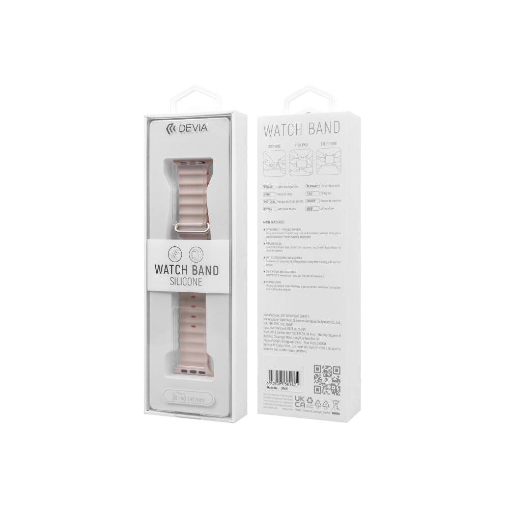 396955_oryg Devia strap Deluxe Sport6 for Apple Watch 44mm/ 45mm/ 46mm/ 49mm grey orange