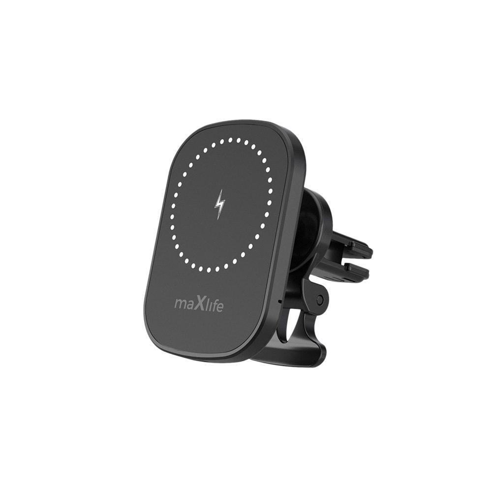 397193_oryg Maxlife car holder for air vent MXCH-16 magnetic with wireless charging black 15W