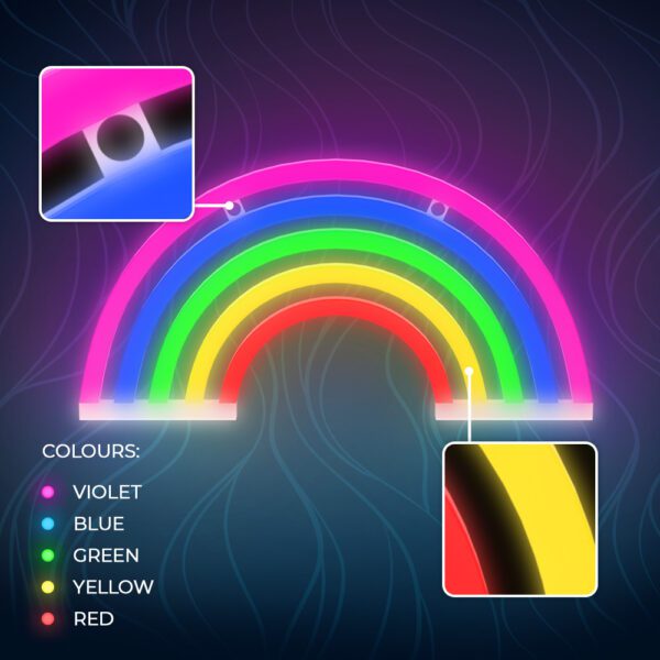 Neon LED Light RAINBOW 5 colors FLNE14X Forever Light