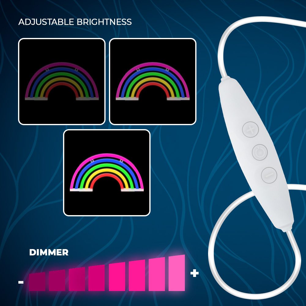 Neon LED Light RAINBOW 5 colors FLNE14X Forever Light