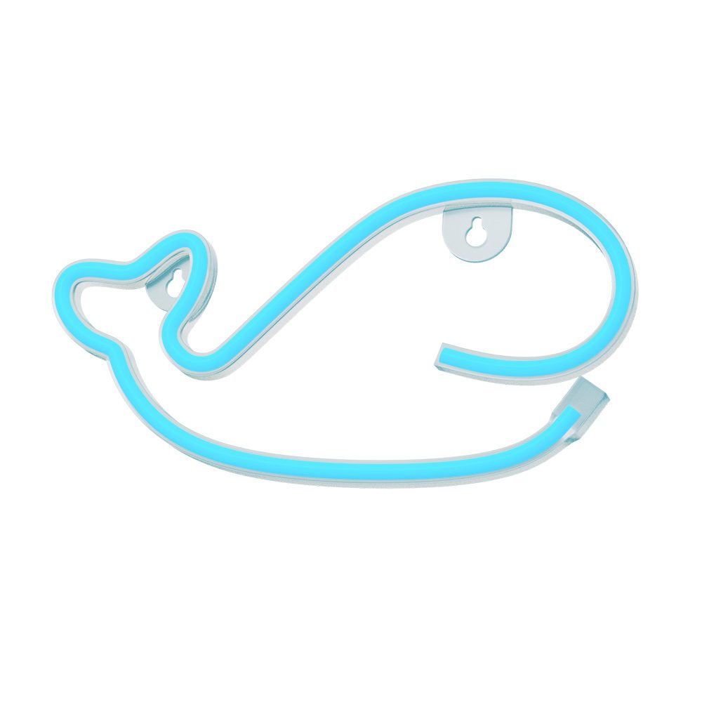 397340_oryg Neon LED Light WHALE blue Bat + USB FLNE19 Forever Light