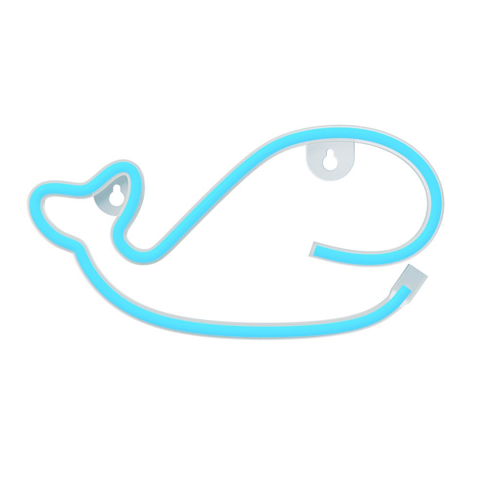 397341_oryg Neon LED Light WHALE blue Bat + USB FLNE19 Forever Light
