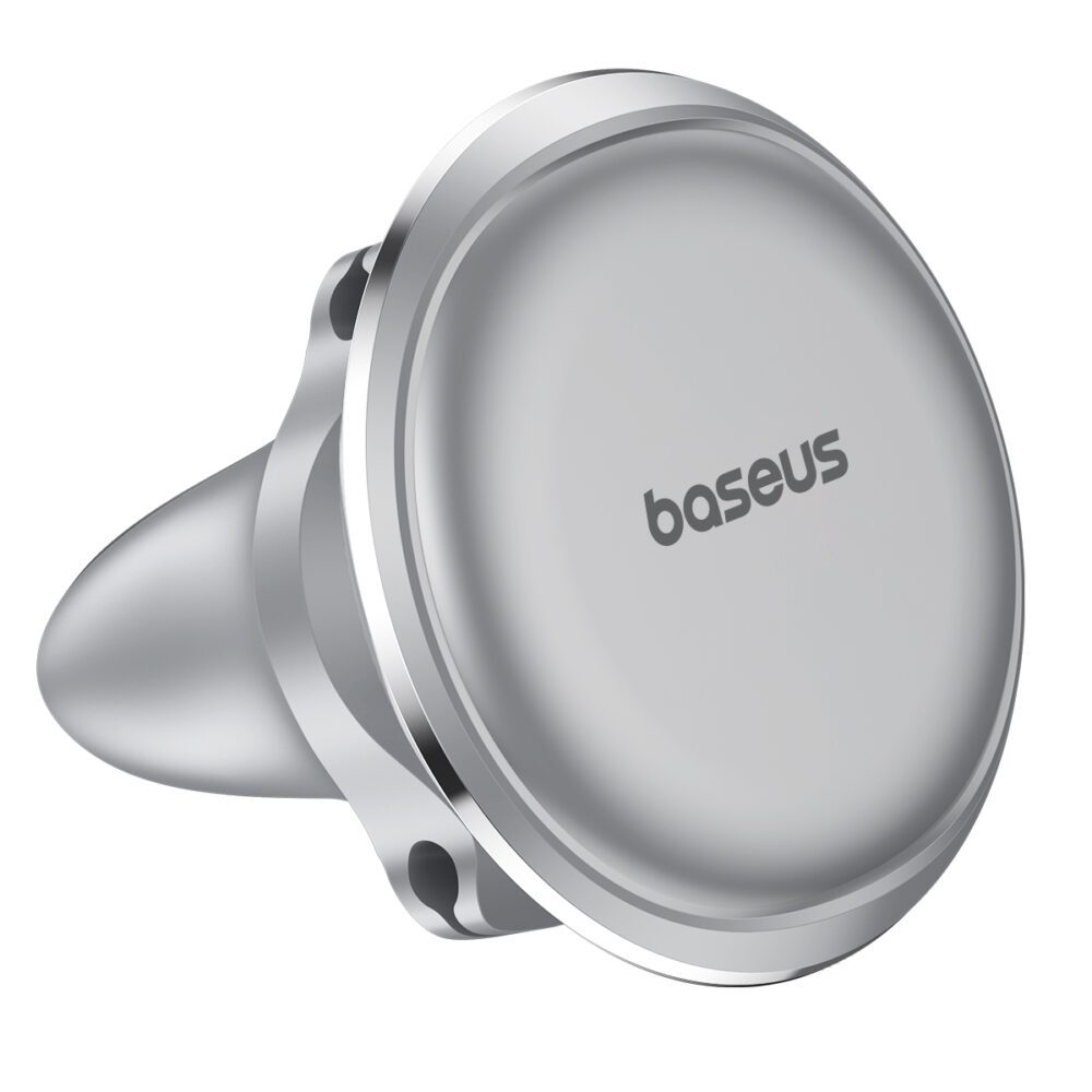 397466_oryg Baseus car holder magnetic with cable clip silver new2 air vent