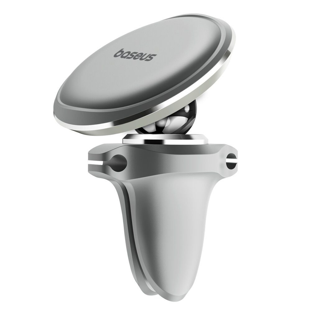 397470_oryg Baseus car holder magnetic with cable clip silver new2 air vent