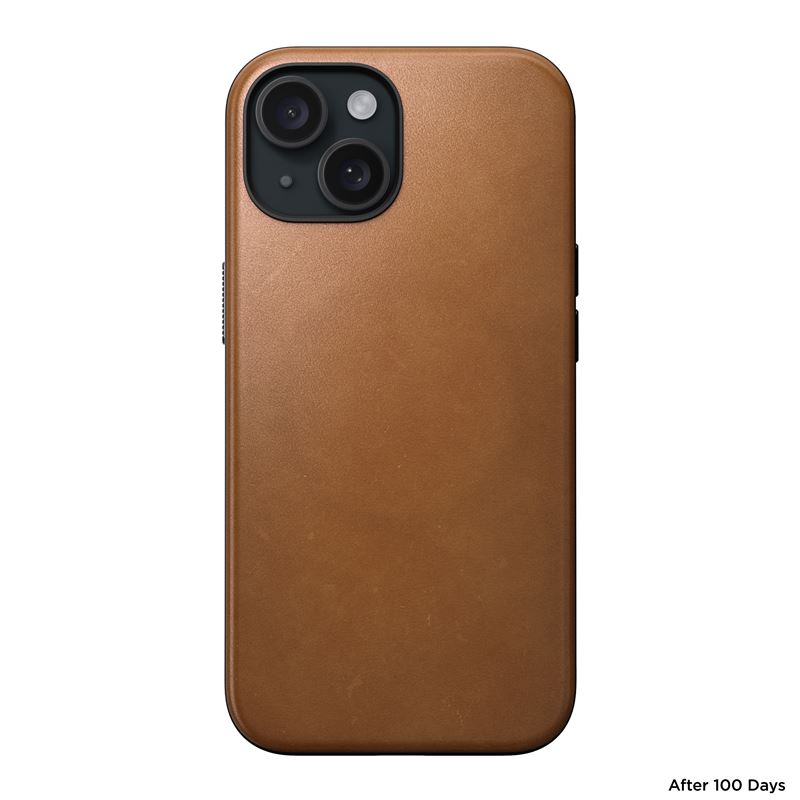 397940_oryg Nomad Modern Leather case for iPhone 15 6,1" english tan