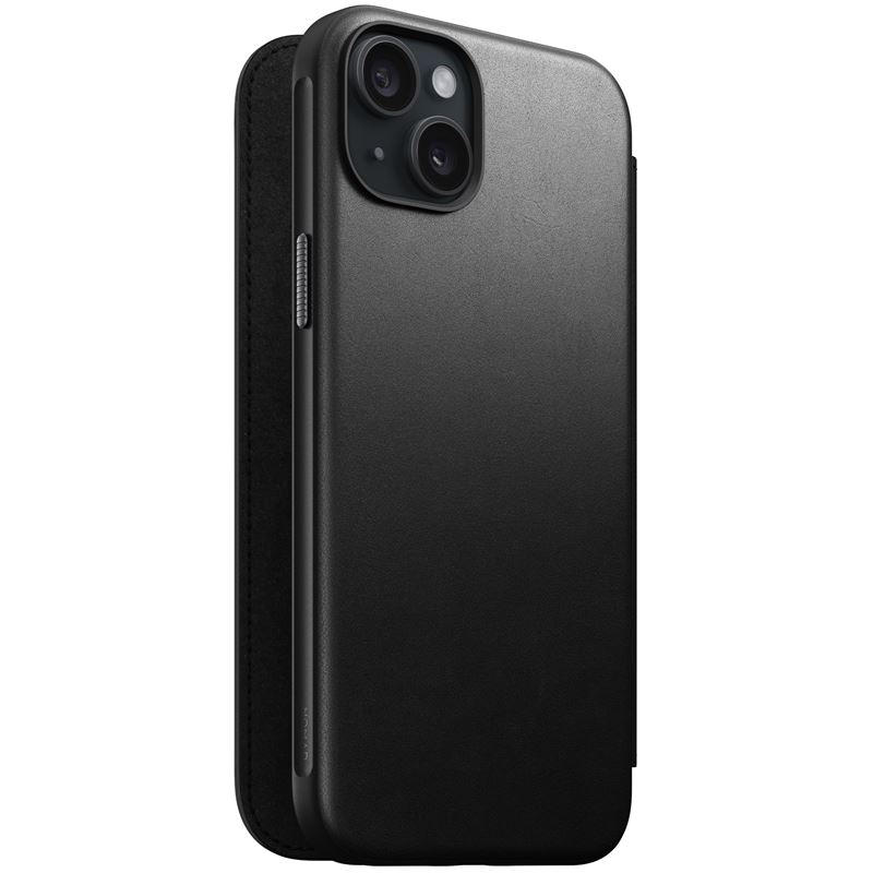 397992_oryg Nomad Modern Leather Folio case for iPhone 15 Plus 6,7" black
