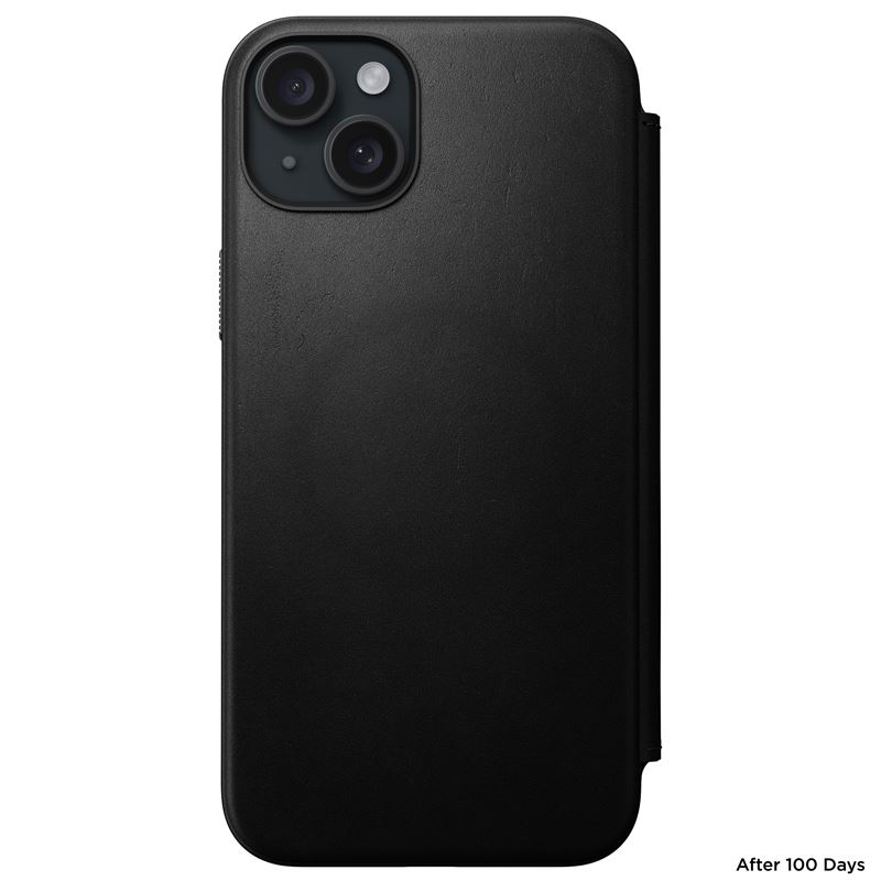 397994_oryg Nomad Modern Leather Folio case for iPhone 15 Plus 6,7" black