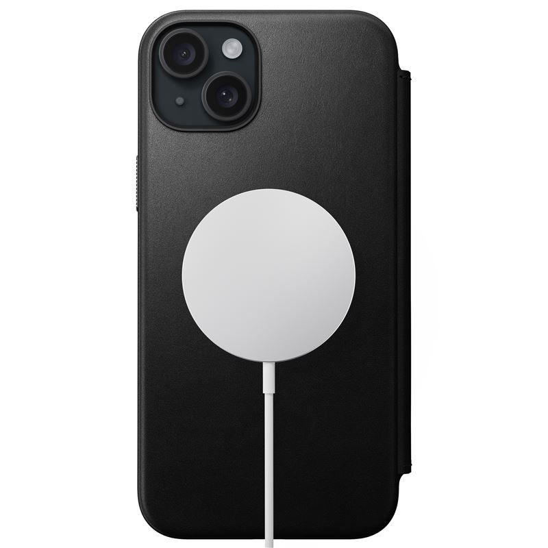 397995_oryg Nomad Modern Leather Folio case for iPhone 15 Plus 6,7" black