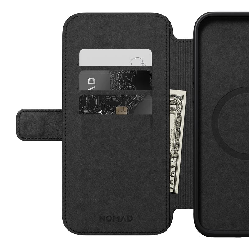397998_oryg Nomad Modern Leather Folio case for iPhone 15 Plus 6,7" black