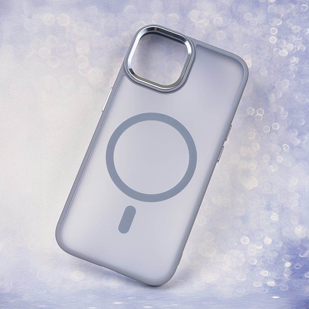 398293_oryg Frozen Mag case for iPhone 16 Pro Max 6,9" light blue