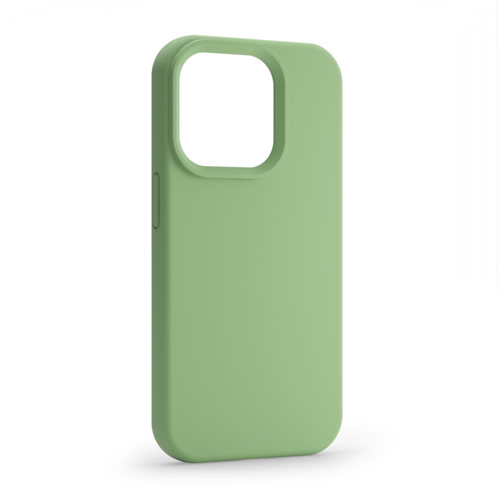 398365_oryg Etteri Silicone case for iPhone 14 6,1" light green