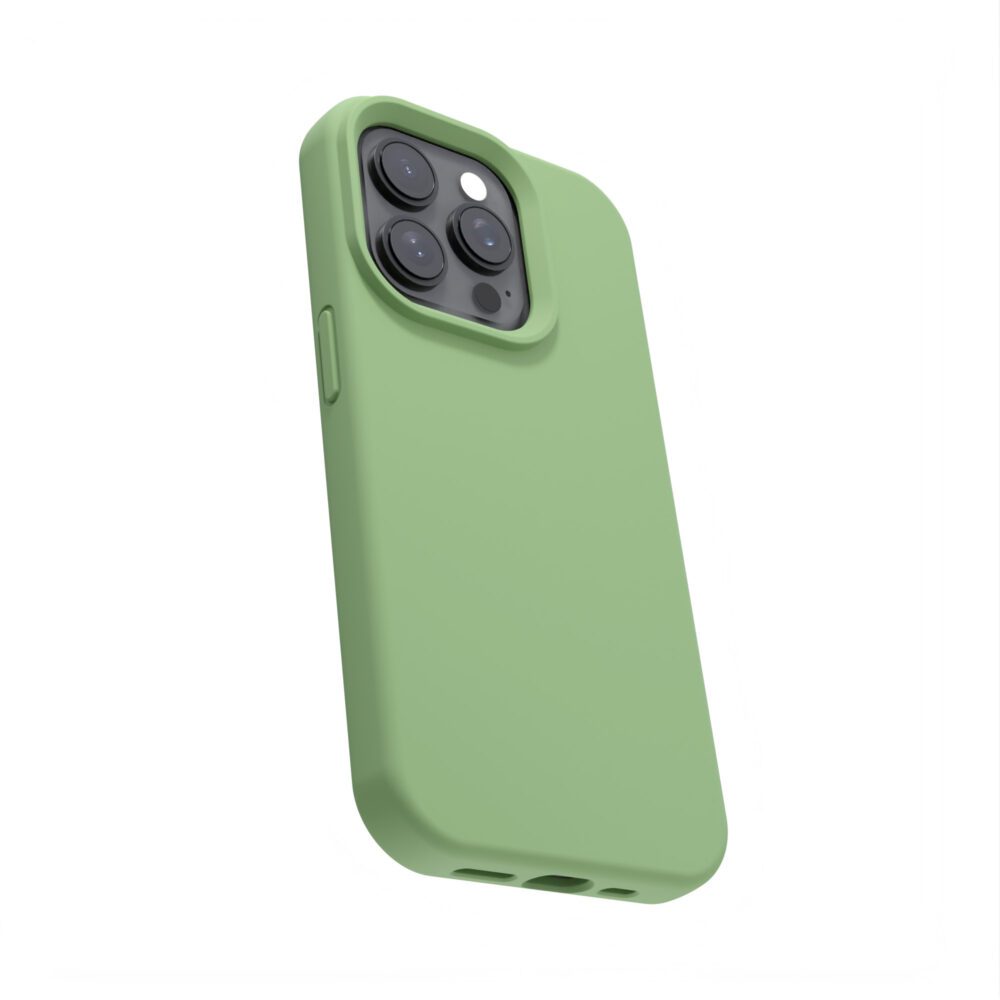 398368_oryg Etteri Silicone case for iPhone 14 6,1" light green