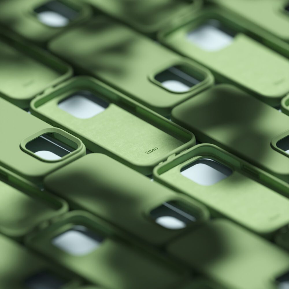 398372_oryg Etteri Silicone case for iPhone 14 6,1" light green