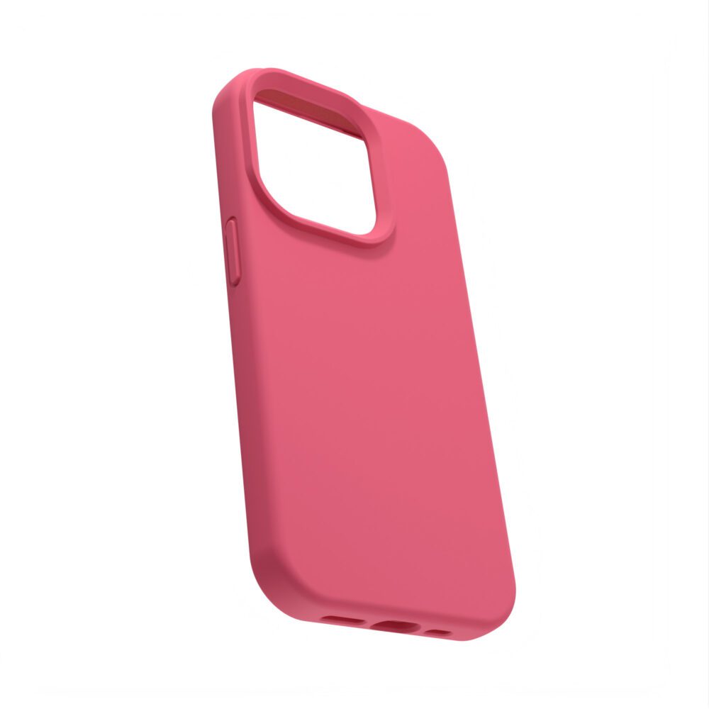 398394_oryg Etteri Silicone case for iPhone 14 6,1" raspberry