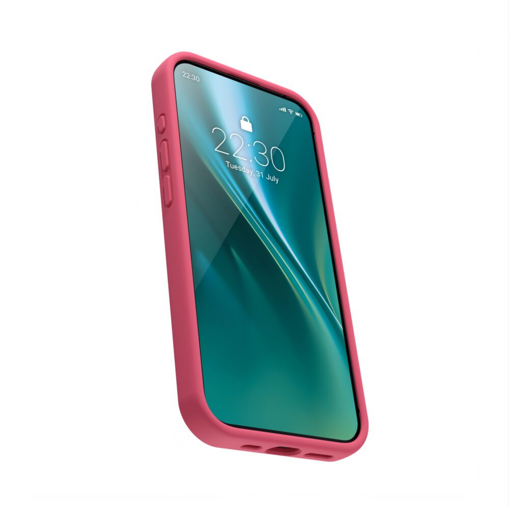 398397_oryg Etteri Silicone case for iPhone 14 6,1" raspberry