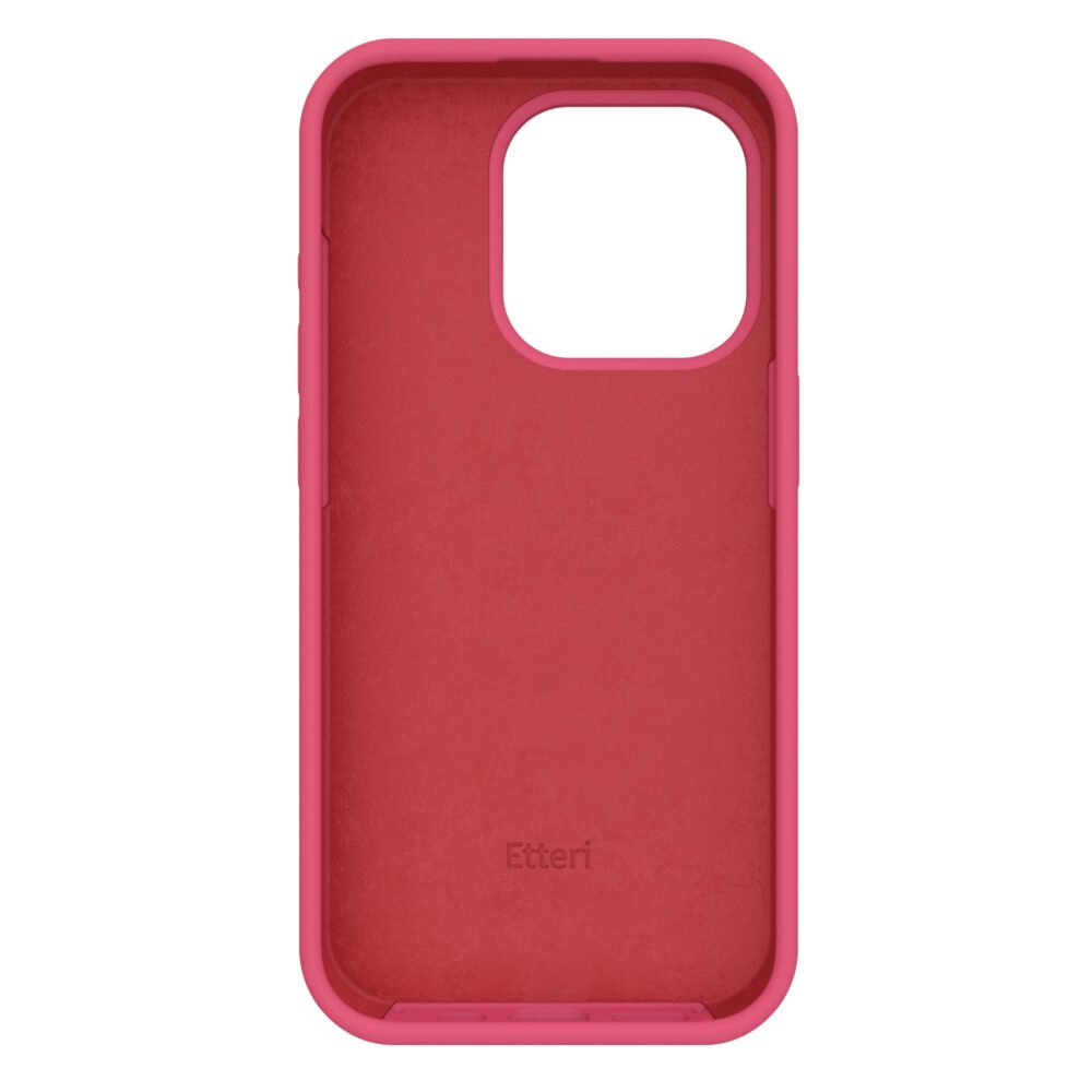 398398_oryg Etteri Silicone case for iPhone 14 6,1" raspberry