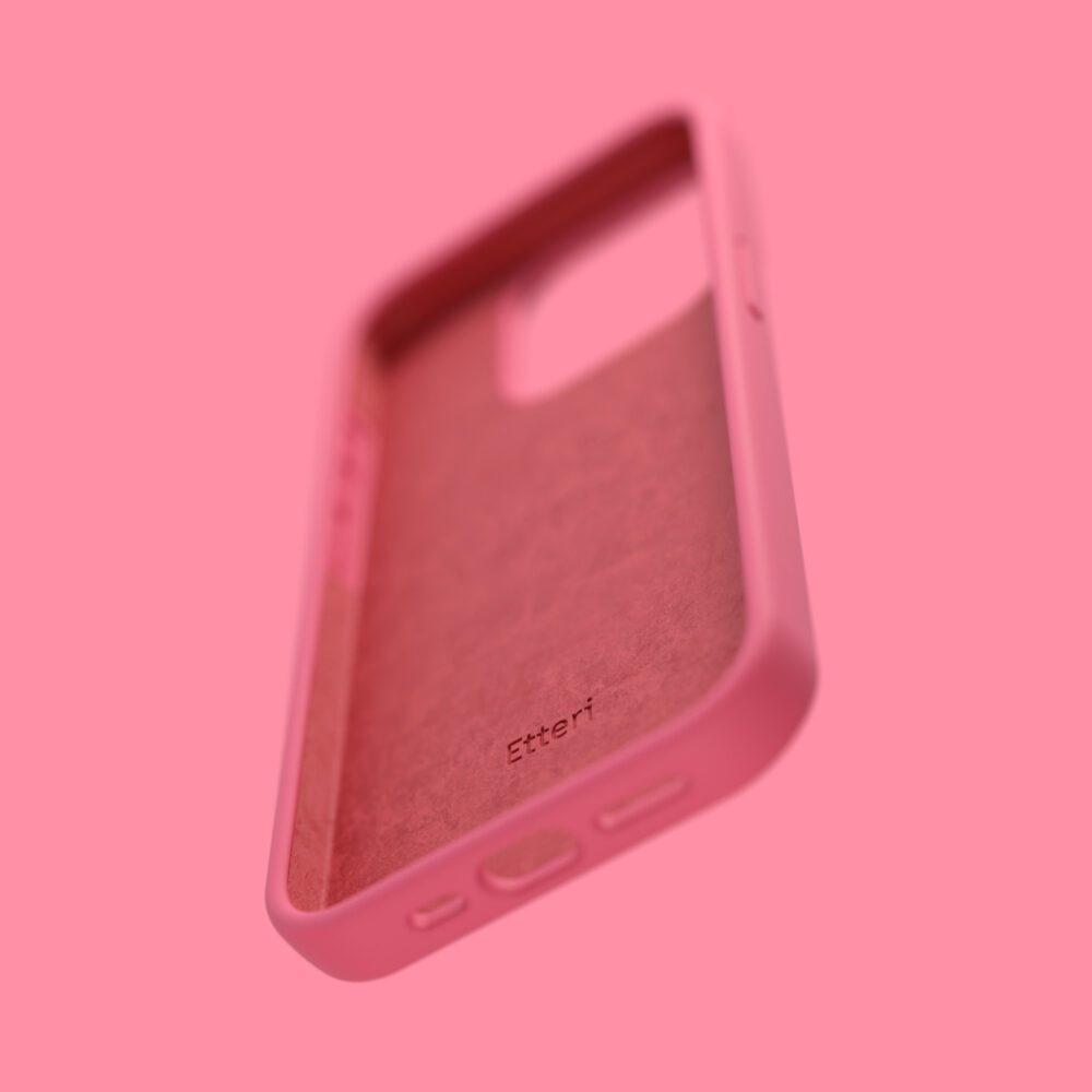398400_oryg Etteri Silicone case for iPhone 14 6,1" raspberry