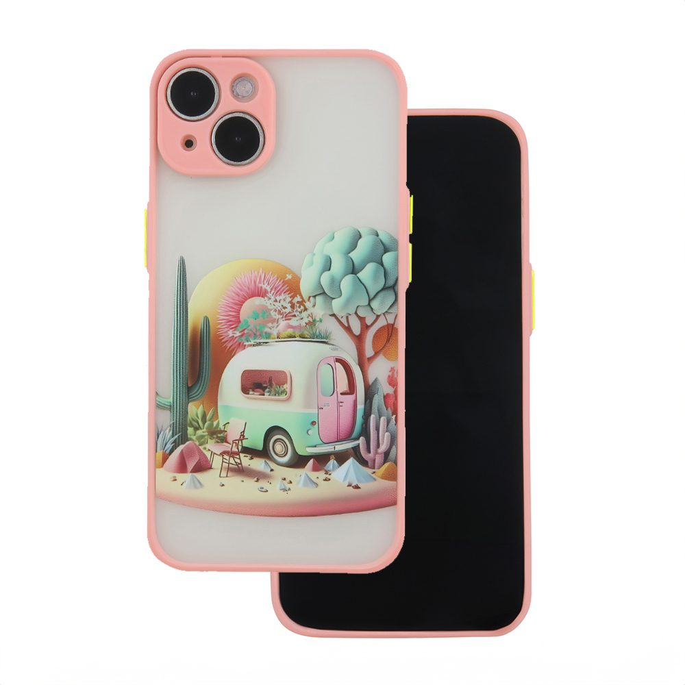 398490_oryg Ultra Trendy case for iPhone 12 6,1" Travel pink