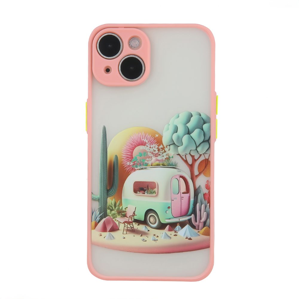 398493_oryg Ultra Trendy case for iPhone 12 6,1" Travel pink