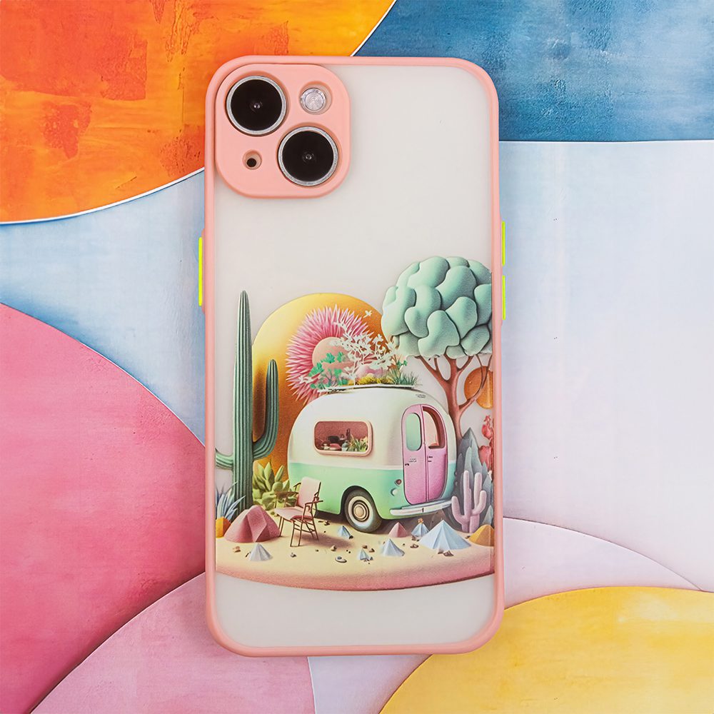 398499_oryg Ultra Trendy case for iPhone 12 6,1" Travel pink