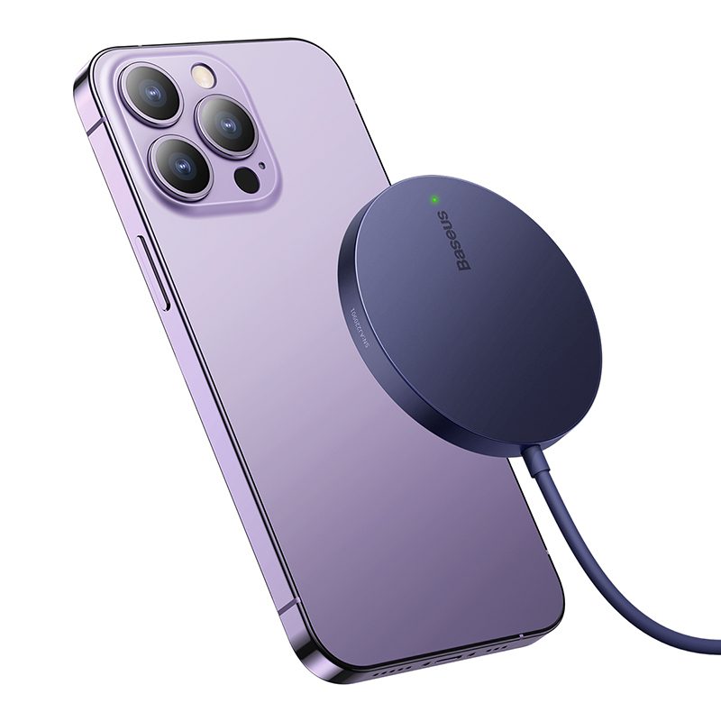 Baseus wireless charger Simple Mini 3 15W dusty purple