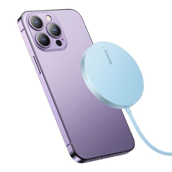 Baseus wireless charger Simple Mini 3 15W galaxy blue