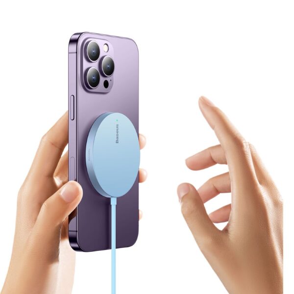 Baseus wireless charger Simple Mini 3 15W galaxy blue