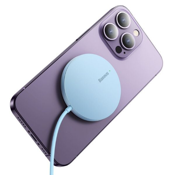 Baseus wireless charger Simple Mini 3 15W galaxy blue