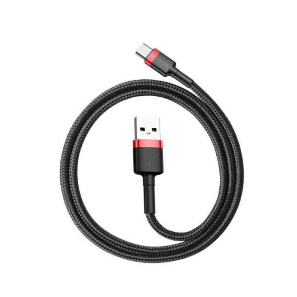 Baseus cable Cafule USB - USB-C 0,5m 3A red-black
