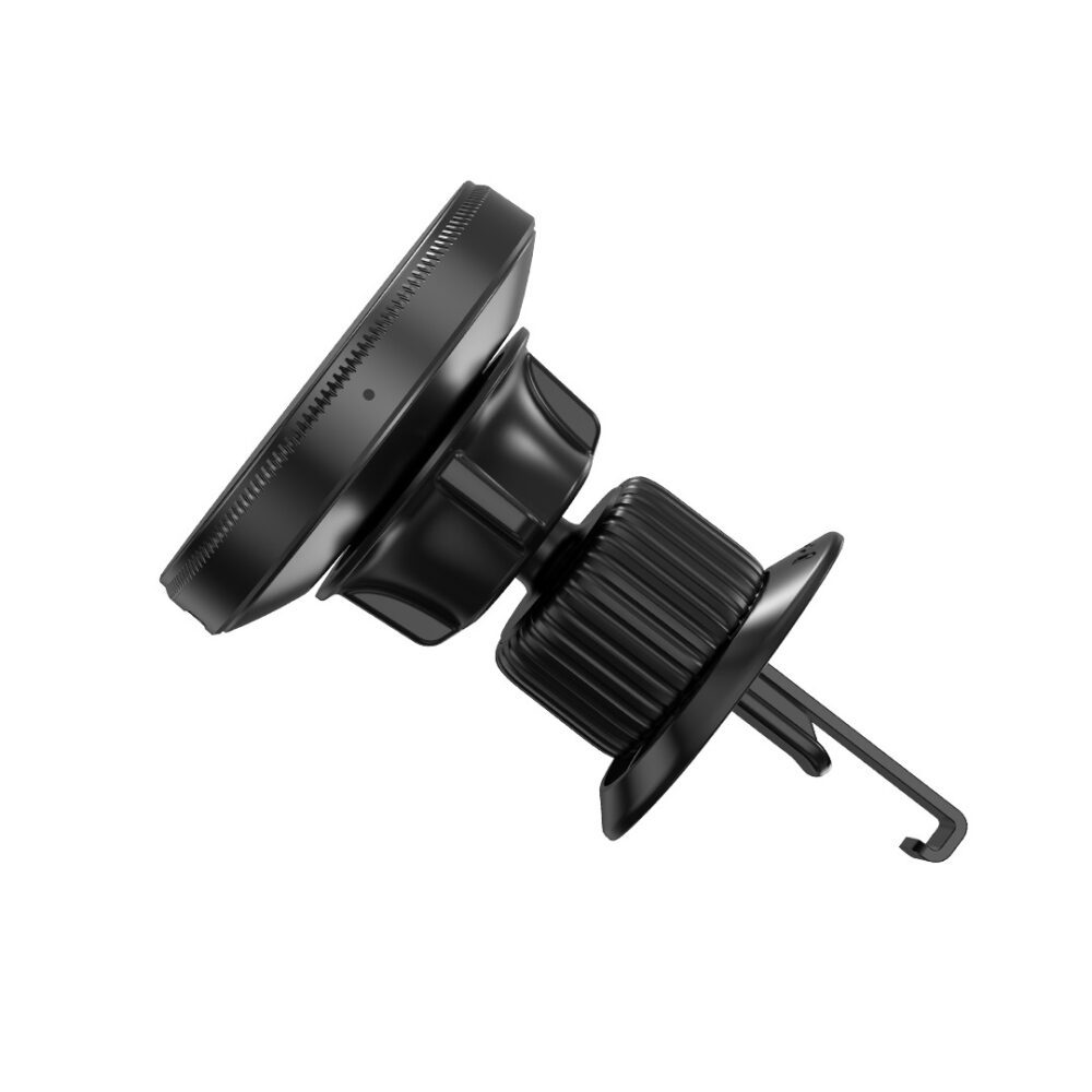399519_oryg XO car holder magnetic CX025 with wireless inductive charger 15W black air vent