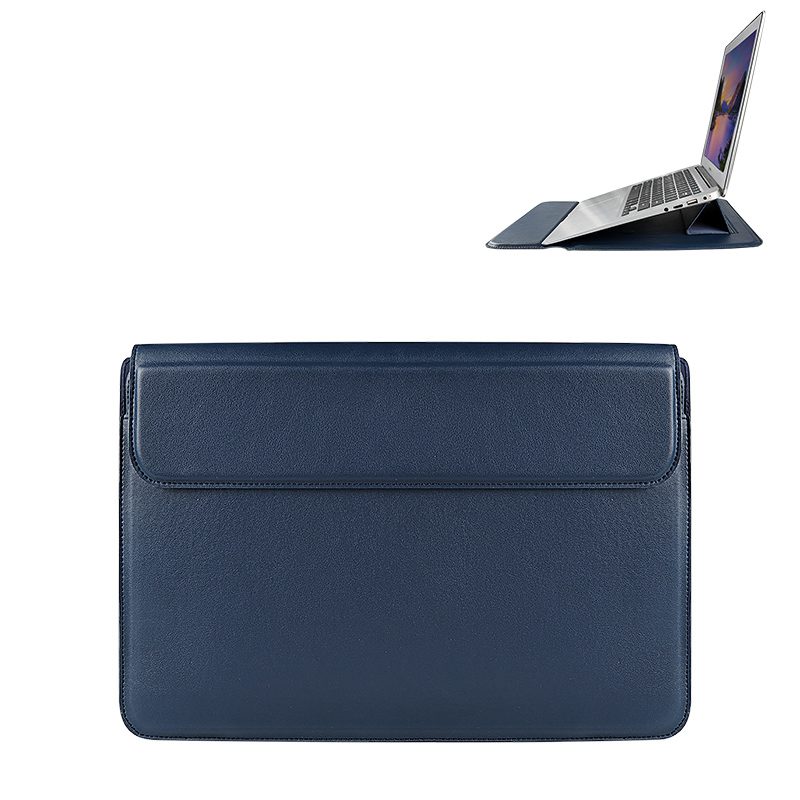399798_oryg Devia laptop bag / MacBook bracket bag Ultra-Thin 15,4'' waterproof PU leather blue