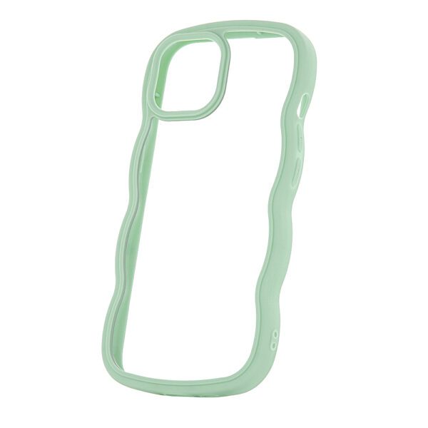 Wave case for iPhone 15 Pro 6,1" green