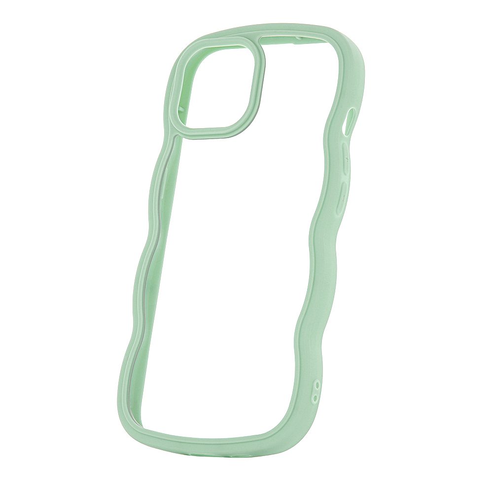 399956_oryg Wave case for iPhone 12 / 12 Pro 6,1" green
