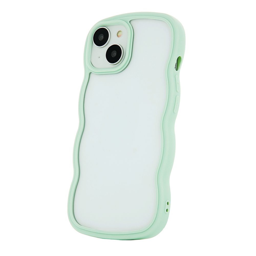 399957_oryg Wave case for iPhone 12 / 12 Pro 6,1" green
