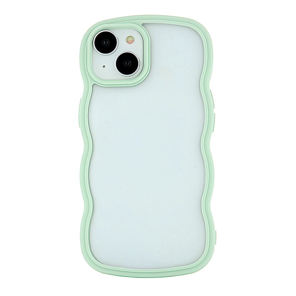 399958_oryg Wave case for iPhone 12 / 12 Pro 6,1" green
