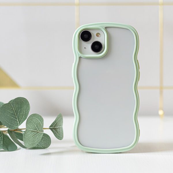 Wave case for iPhone 15 Pro 6,1" green