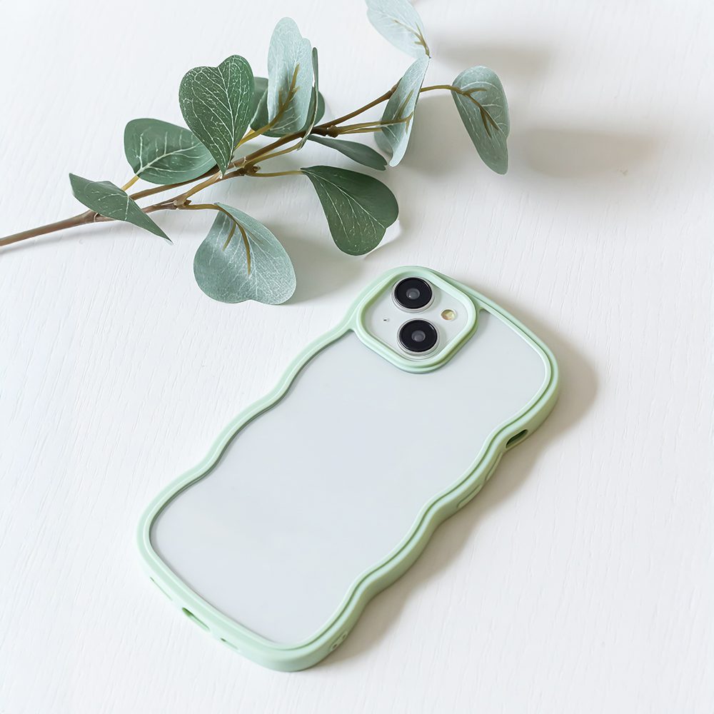 399960_oryg Wave case for iPhone 12 / 12 Pro 6,1" green