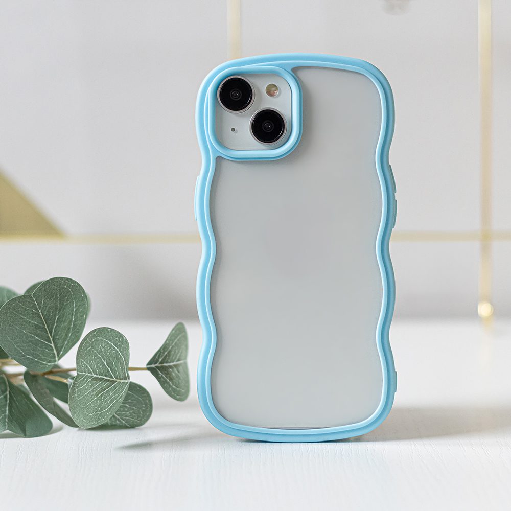 399965_oryg Wave case for iPhone 12 / 12 Pro 6,1" blue