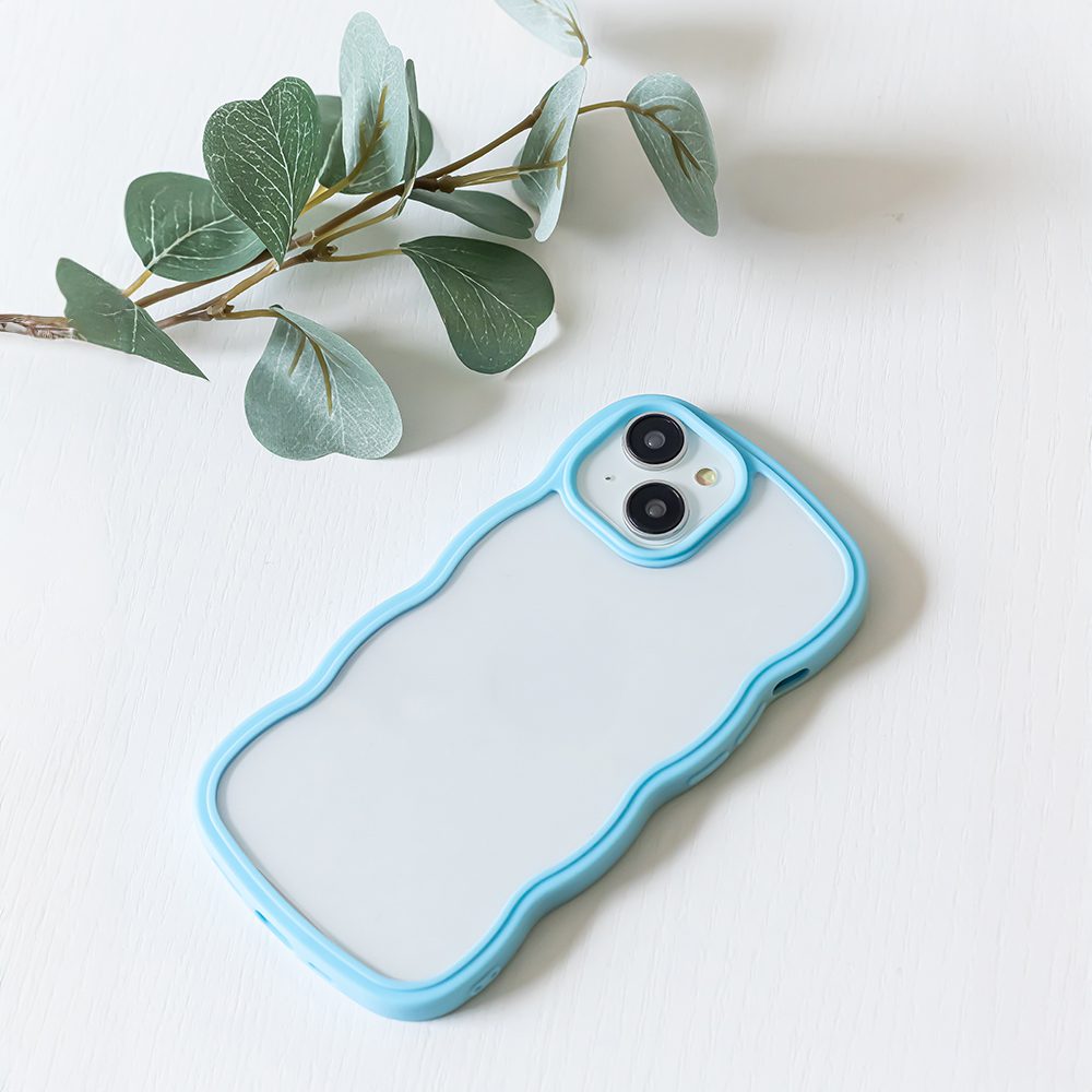399966_oryg Wave case for iPhone 12 / 12 Pro 6,1" blue