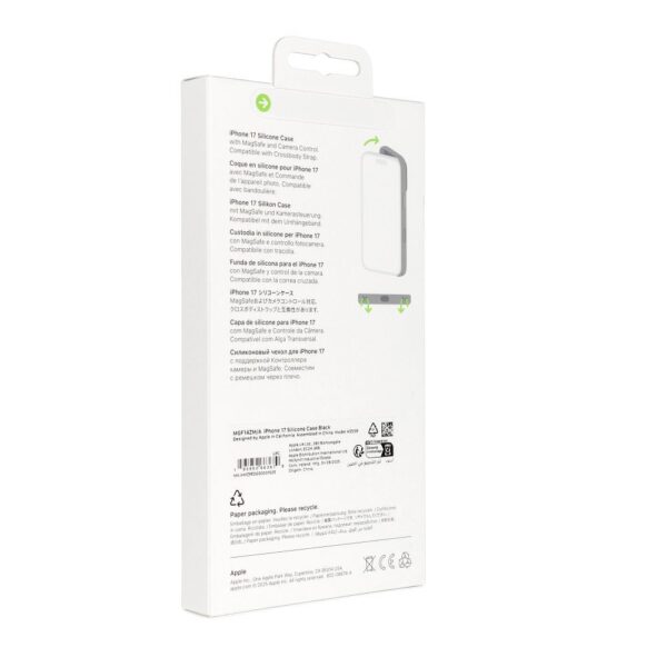 iPhone 17 Silicone Case with MagSafe - Black