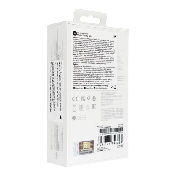 Wireless earphones Xiaomi Buds 3T Pro gloss white