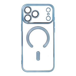 ELECTRO MAG COVER case compatible with MagSafe for IPHONE 17 Pro Max blue