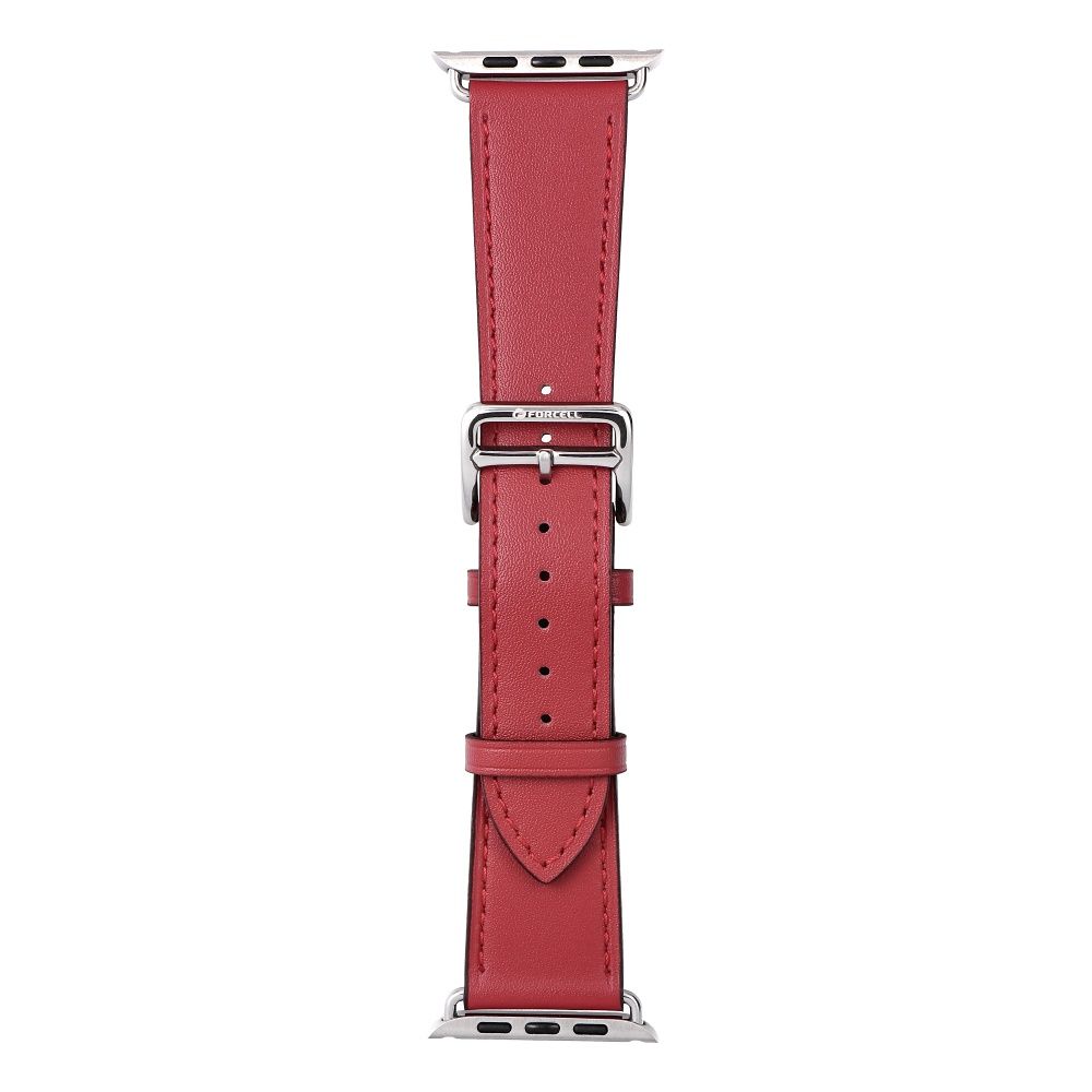 3c9e85859b49b761c6552514cc3a353b FORCELL F-DESIGN FA20 eco leather strap for APPLE Watch 42 / 44 / 45 / 49 mm red