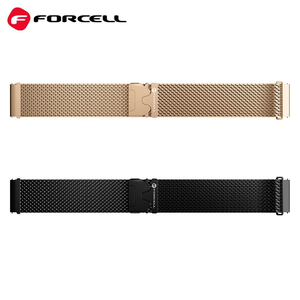 3eaedf1a454626d68d0dc0814e9e3c92 FORCELL F-DESIGN FS10 stailess steel strap for SAMSUNG Watch 20 mm gold