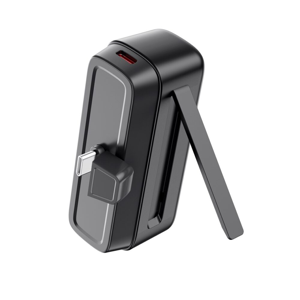 400147_oryg XO power bank mini PR244 20W 5000 mAh with Lightning connector black