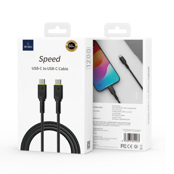 WIWU 60W Speed cable Wi-C034 C-C black